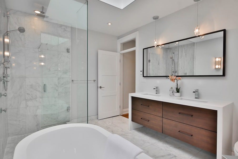 Bathroom Remodeling Provides More Modern Refreshed Look for House Flip